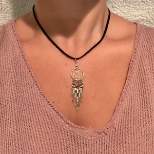 Dream catcher necklace